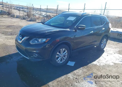2015 Nissan Rogue Sv из США, поврежденный, VIN KNMAT2MT2FP544916